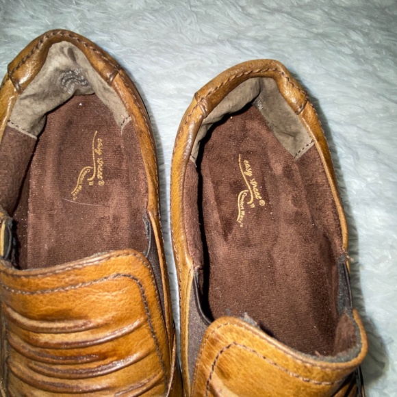 Brand New Condition Easy Street distressed leather upper mules sz 10 - Picture 4 of 5